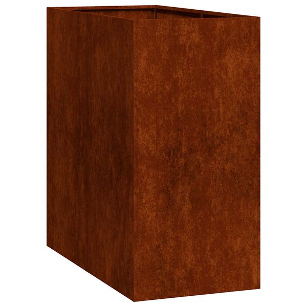 vidaXL Planter Rusty 40x80x80 cm Weathering Steel