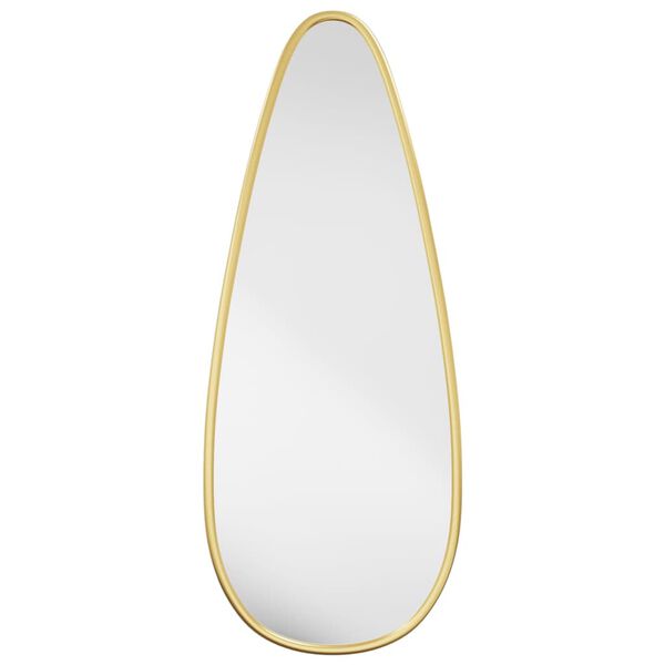 vidaXL Wall Mirror Gold 50x20 cm