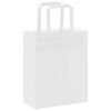 vidaXL Paper Bags 250 pcs with Handles White 18x8x22 cm