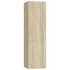 vidaXL 7 Piece TV Cabinet Set Sonoma Oak Engineered Wood