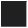 vidaXL Outdoor Roller Blind UV Protection Black 120 x 230 cm (W x H)