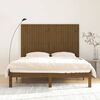 vidaXL Wall Headboard Honey Brown 166x3x110 cm Solid Wood Pine