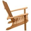 vidaXL Adirondack Chair 2 pcs Brown 78 x 77 x 95 cm Solid Teak Wood