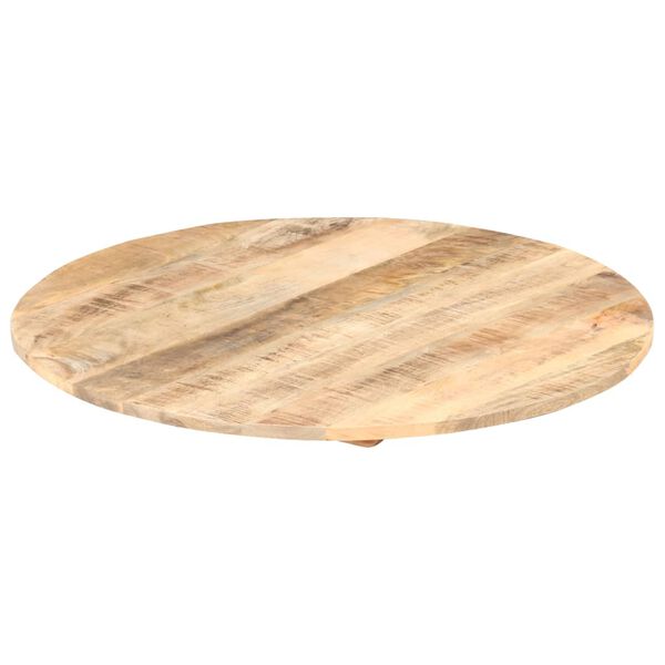 vidaXL Table Top Solid Mango Wood Round 15-16 mm 70 cm