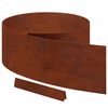 vidaXL Lawn Edging 450 x 25 cm Weathering Steel Rusty