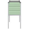vidaXL Planter Pastel Green 100 x 45 x 90 cm Galvanised Steel