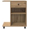vidaXL Printer Stand Artisian Oak 60 x 40 x 68.5 cm Engineered Wood
