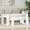 vidaXL Coffee Table Set 2 pcs White Engineered Wood