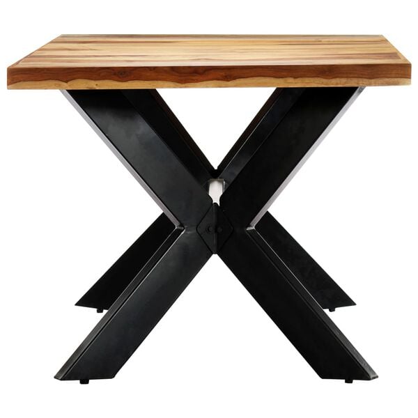 vidaXL Dining Table 180x90x75 cm Solid Acacia Wood
