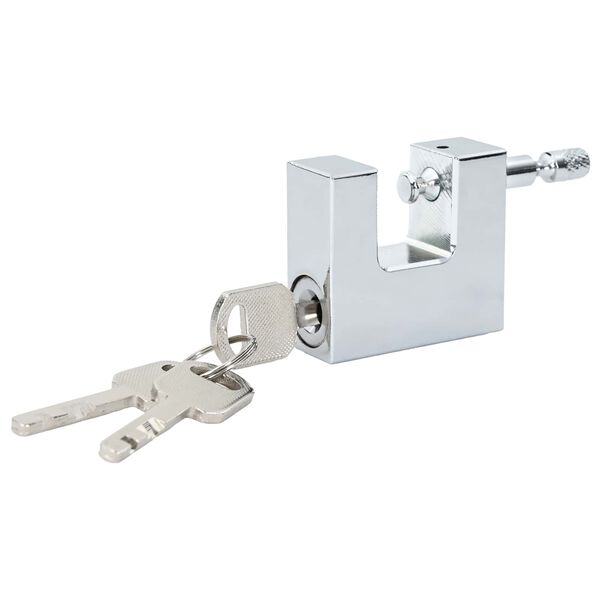 vidaXL Padlock 6 pcs Silver 5 x 1.9 x 4.5 cm Iron