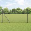 vidaXL Welded Wire Fence Grey 1.2 x 50 m Steel