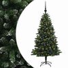vidaXL Artificial Christmas Tree with Bauble 150 cm 150 LEDs