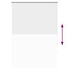 vidaXL Roller Blind Blackout White 115x130 cm Fabric Width 110.7 cm Polyester