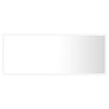 vidaXL LED Bathroom Mirror White 100x8.5x37 cm Acrylic