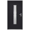 vidaXL Front Door Anthracite 88x200 cm PVC