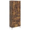 vidaXL Cabinet Set 2 pcs 66 x 34.5 x 90 cm Engineered Wood Smoked Oak
