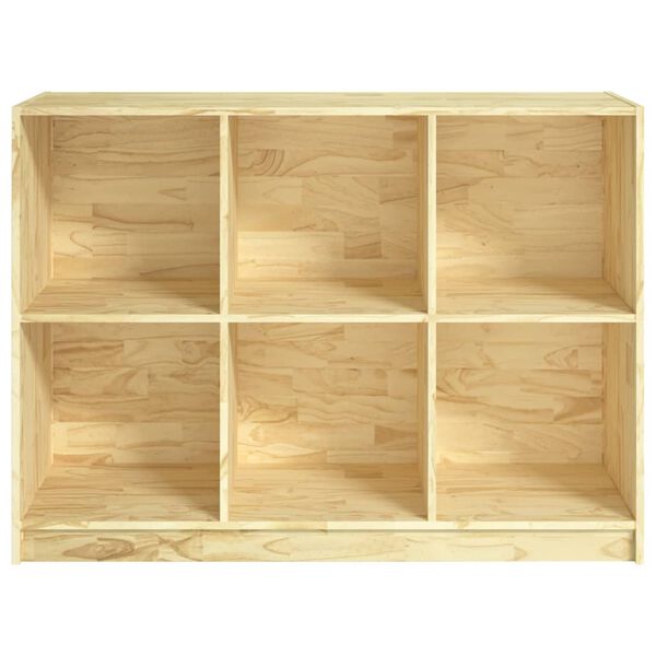 vidaXL Book Cabinet 104x33x76 cm Solid Pinewood
