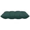 vidaXL Seat Cushions 2 pcs Dark Green 40 x 40 x 6 cm Fabric