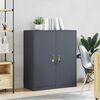 vidaXL Storage Cabinet Anthracite 90 x 40 x 105 cm Steel