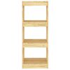 vidaXL Book Cabinet/Room Divider 40x30x103.5 cm Solid Pinewood