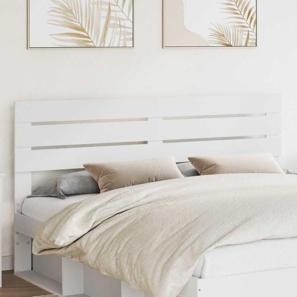vidaXL Headboard White 180 cm Engineered wood