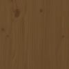 vidaXL Highboard Honey Brown 110.5x35x117 cm Solid Wood Pine
