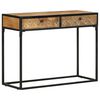 vidaXL Console Table | Natural brown, Black