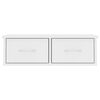 vidaXL Wall-mounted Drawer Shelf White 60x26x18.5 cm Engineered Wood