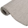 vidaXL Outdoor Flatweave Rug 120x170 cm Light Grey