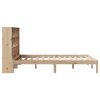 vidaXL Bookcase Bed without Mattress 140x190 cm Solid Wood Pine