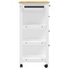 vidaXL Kitchen Trolley MONZA 84x40x88.5 cm Solid Wood Pine