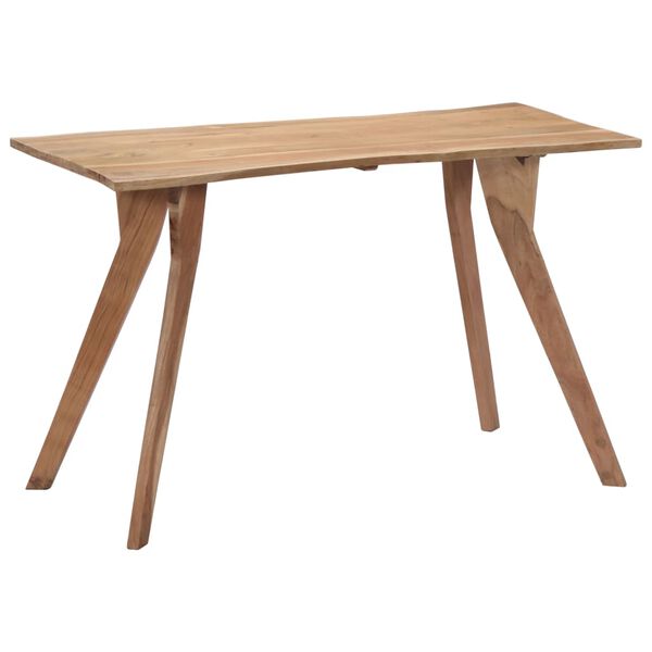 vidaXL Dining Table 120x58x76 cm Solid Acacia Wood