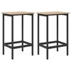 vidaXL Bar Stool 2 pcs Sonoma Oak 40 x 32 x 64 cm Engineered Wood