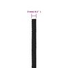 vidaXL Boat Rope Full Black 3 mm 25 m Polypropylene