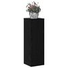 vidaXL Plant Stand Black Oak 33 x 33 x 100 cm Engineered wood