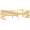 vidaXL Day Bed without Mattress Solid Wood Pine 90x200cm