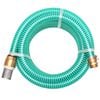 vidaXL Suction Hose with Brass Connectors 3 m 25 mm Green