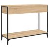 vidaXL Console Table Sonoma Oak 100x34.5x75 cm Engineered Wood