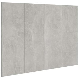 vidaXL Bed Headboard Concrete Grey 120x1,5x80 cm Engineered Wood
