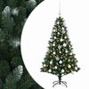 vidaXL Artificial Christmas Tree with Bauble 120 cm 150 LEDs