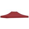 vidaXL Party Tent Roof | Burgundy | 600D Oxford fabric with PVC coating