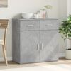 vidaXL Sideboard Concrete Grey 79x38x80 cm Engineered Wood