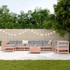 vidaXL 10 Piece Garden Sofa Set Solid Wood Douglas Fir