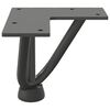 vidaXL Hairpin Legs for Coffee Table 4 pcs Anthracite 10 cm Solid Steel