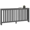 vidaXL Radiator Cover Grey 169x19x84 cm Solid Wood Pine