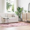 vidaXL Shaggy Rug High Pile NAVARRA Dusty Pink 130x200 cm Polyester