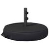 vidaXL Patio Umbrella Base 50 x 50 cm Steel Black