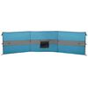 vidaXL Camping Windbreak Blue 490x123 cm Waterproof
