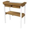 AXI Potting Table with 2 Drawers Brown and White