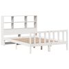 vidaXL Bookcase Bed without Mattress White 120x200 cm Solid Wood Pine
